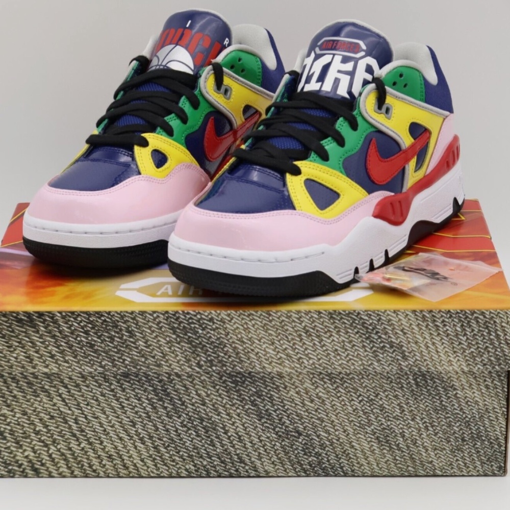 NIGO × Nike Air Force 3 Low SP Navy Blue Void US Men's Size 6.5/Women's 8